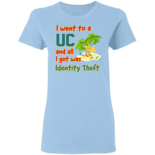 I Went To A UC And All I Got Was Identity Theft T-Shirts, Hoodies, Sweater - Image 4