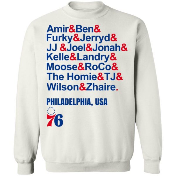 Amir & Ben & Furky & Jerryd Philadelphia USA 76 T-Shirts, Hoodies, Sweater 11