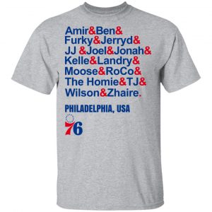 Amir & Ben & Furky & Jerryd Philadelphia USA 76 T-Shirts, Hoodies, Sweater 14