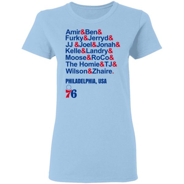 Amir & Ben & Furky & Jerryd Philadelphia USA 76 T-Shirts, Hoodies, Sweater 4