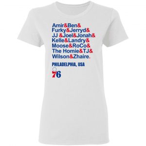 Amir & Ben & Furky & Jerryd Philadelphia USA 76 T-Shirts, Hoodies, Sweater 16