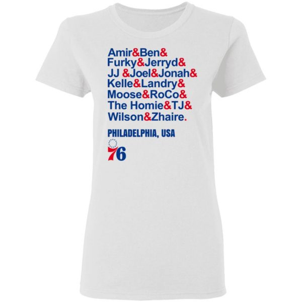 Amir & Ben & Furky & Jerryd Philadelphia USA 76 T-Shirts, Hoodies, Sweater 5