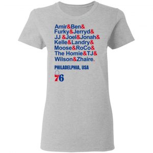 Amir & Ben & Furky & Jerryd Philadelphia USA 76 T-Shirts, Hoodies, Sweater 17