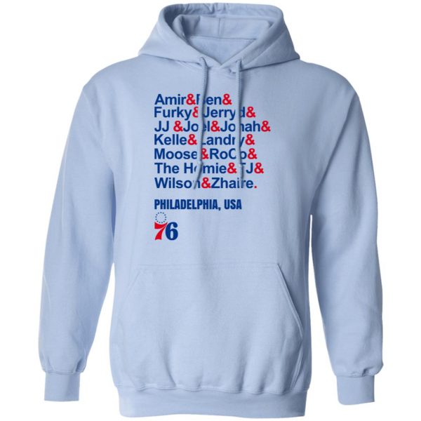 Amir & Ben & Furky & Jerryd Philadelphia USA 76 T-Shirts, Hoodies, Sweater 9