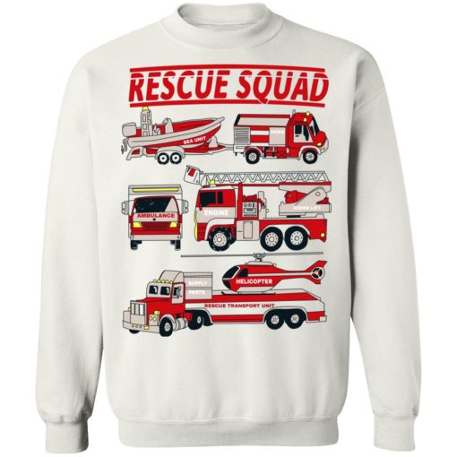 Fire Truck Rescue Squad T-Shirts, Hoodies, Sweater - Image 4