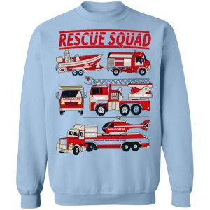 Fire Truck Rescue Squad T-Shirts, Hoodies, Sweater 23
