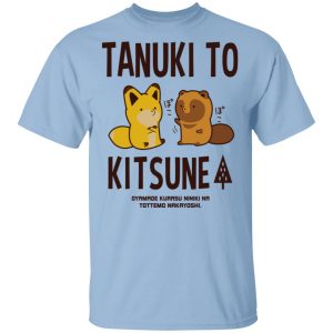 Tanuki To Kitsune T-Shirts, Hoodies, Sweater Anime