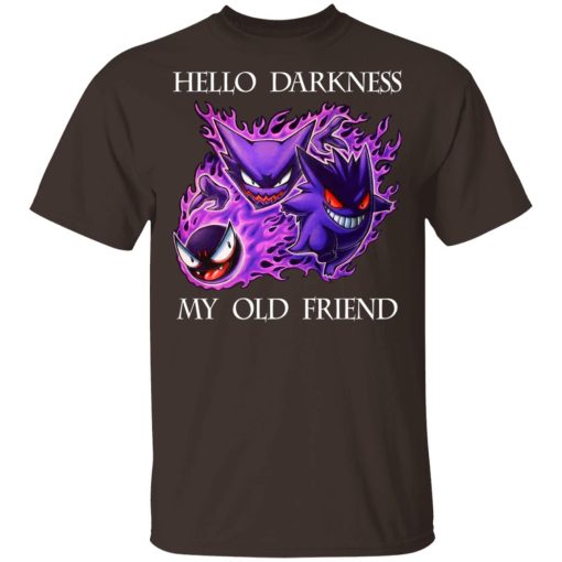 Hello Darkness My Old Friend Gengar Pokemon T-Shirts, Hoodies, Sweater - Image 2