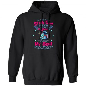 I Am A Stich Girl Was Born In With My Heart On My Sleeve T-Shirts, Hoodies, Sweater 18