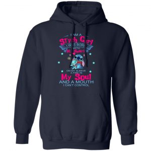 I Am A Stich Girl Was Born In With My Heart On My Sleeve T-Shirts, Hoodies, Sweater 19