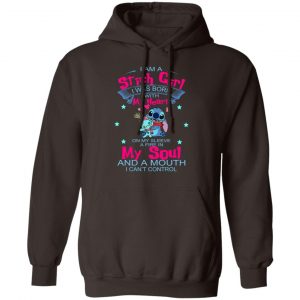 I Am A Stich Girl Was Born In With My Heart On My Sleeve T-Shirts, Hoodies, Sweater 20