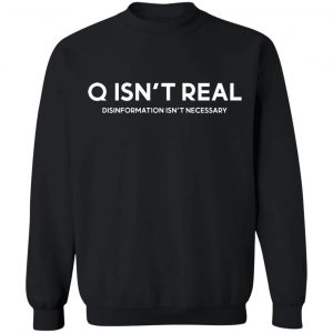 Q Isn't Real Disinformation Isn't Necessary T-Shirts, Hoodies, Sweatshirt 22