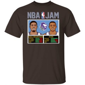 NBA Jam New Kings Haliburton Fox T-Shirts, Hoodies, Sweatshirt Sports 2