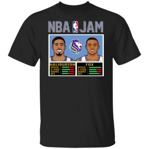 NBA Jam New Kings Haliburton Fox T-Shirts, Hoodies, Sweatshirt NBA