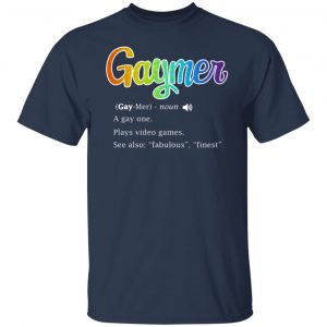Gaymer Gaymer Noun A Gay One Plays Video Games T-Shirts, Hoodies, Sweatshirt LGBT 2