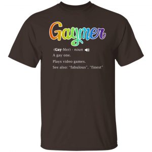Gaymer Gaymer Noun A Gay One Plays Video Games T-Shirts, Hoodies, Sweatshirt 15