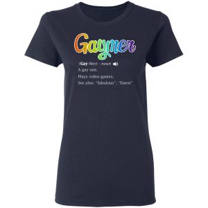 Gaymer Gaymer Noun A Gay One Plays Video Games T-Shirts, Hoodies, Sweatshirt 16