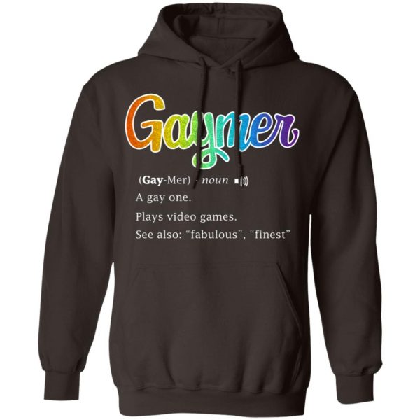 Gaymer Gaymer Noun A Gay One Plays Video Games T-Shirts, Hoodies, Sweatshirt 9