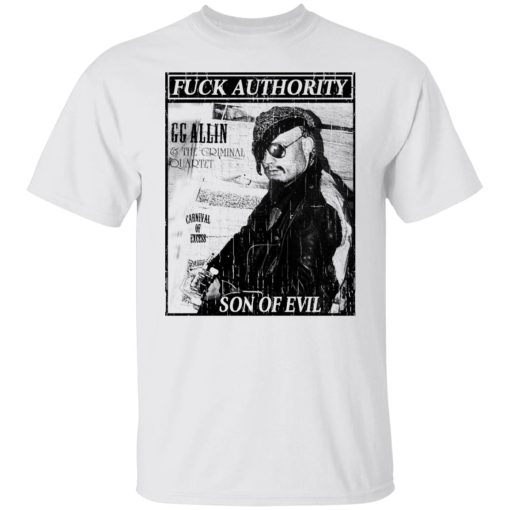 Fuck Authority Son Of Evil T-Shirts, Hoodies, Sweatshirt - Image 2