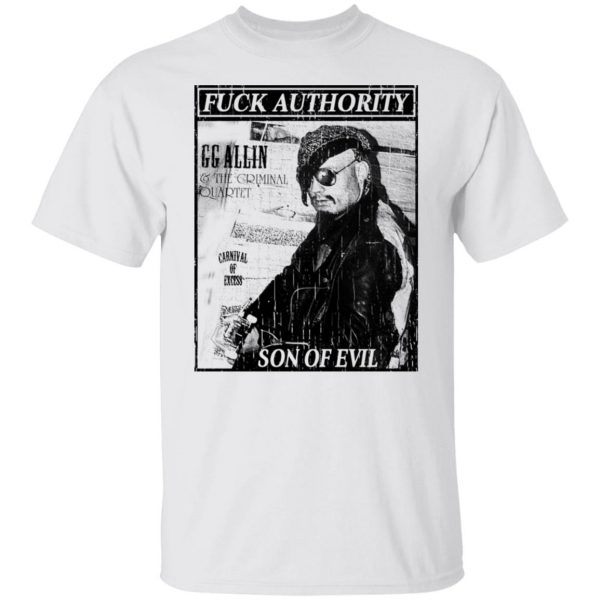 Fuck Authority Son Of Evil T-Shirts, Hoodies, Sweatshirt 2