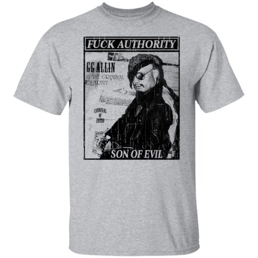 Fuck Authority Son Of Evil T-Shirts, Hoodies, Sweatshirt - Image 3