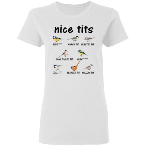 Nice Tits Blue Tit Marsh Tit Crested It Long Tailed It Great It T-Shirts, Hoodies, Sweater - Image 3