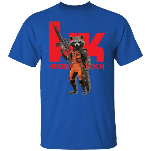 Rocket Raccoon HK Heckler and Koch T-Shirts, Hoodies, Sweater Apparel 5