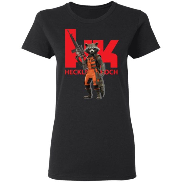 Rocket Raccoon HK Heckler and Koch T-Shirts, Hoodies, Sweater Apparel 7