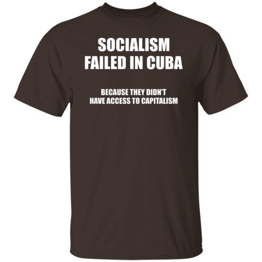 Socialism Failed in Cuba Because They Don't Have Access To Capitalism T-Shirts, Hoodies, Sweater - Image 2