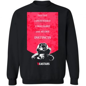 That Day I Encountered A Small Rabbit And My Own Instincts Beastars Instincts Legoshi & Haru T-Shirts, Hoodies, Sweater 7