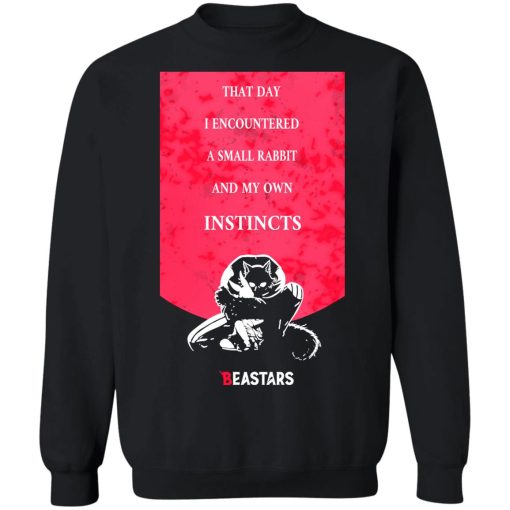 That Day I Encountered A Small Rabbit And My Own Instincts Beastars Instincts Legoshi & Haru T-Shirts, Hoodies, Sweater 4