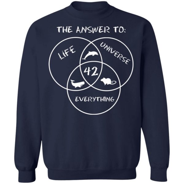 42 The Answer To Life Universe Everything T-Shirts, Hoodies, Sweater 12