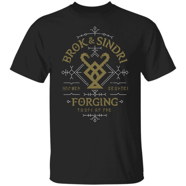 God Of War Brok & Sindri Forging T-Shirts, Hoodies, Sweater 1