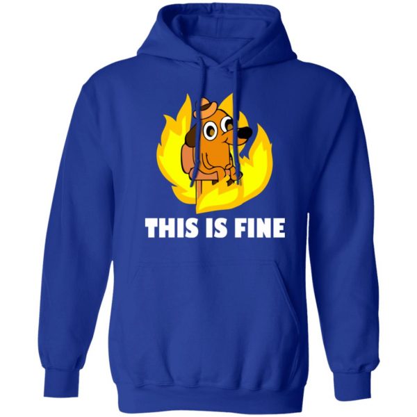 This Is Fine Dog Internet Meme Burning San Francisco T-Shirts, Hoodies, Sweater 10