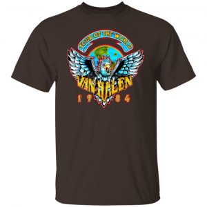 Van Halen 1984 Tour Of The World T-Shirts, Hoodies, Sweater Music 2