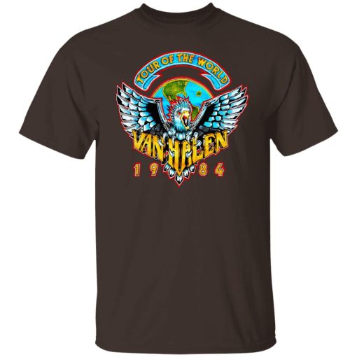 Van Halen 1984 Tour Of The World T-Shirts, Hoodies, Sweater - Image 2