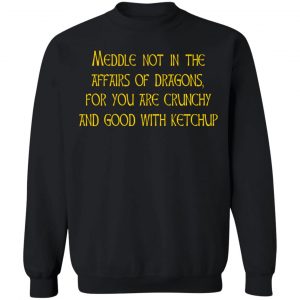 Meddle Not In The Affairs Of Dragons For You Are Crunchy And Good With Ketchup T-Shirts, Hoodies, Sweater 22