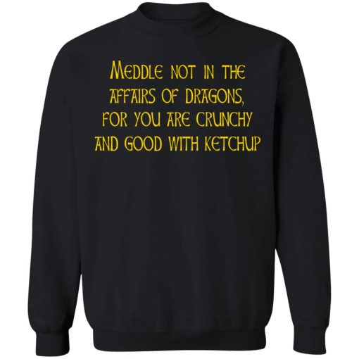 Meddle Not In The Affairs Of Dragons For You Are Crunchy And Good With Ketchup T-Shirts, Hoodies, Sweater - Image 11