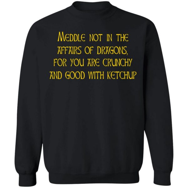 Meddle Not In The Affairs Of Dragons For You Are Crunchy And Good With Ketchup T-Shirts, Hoodies, Sweater 11