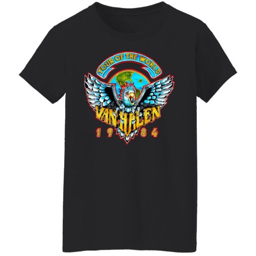 Van Halen 1984 Tour Of The World T-Shirts, Hoodies, Sweater - Image 3