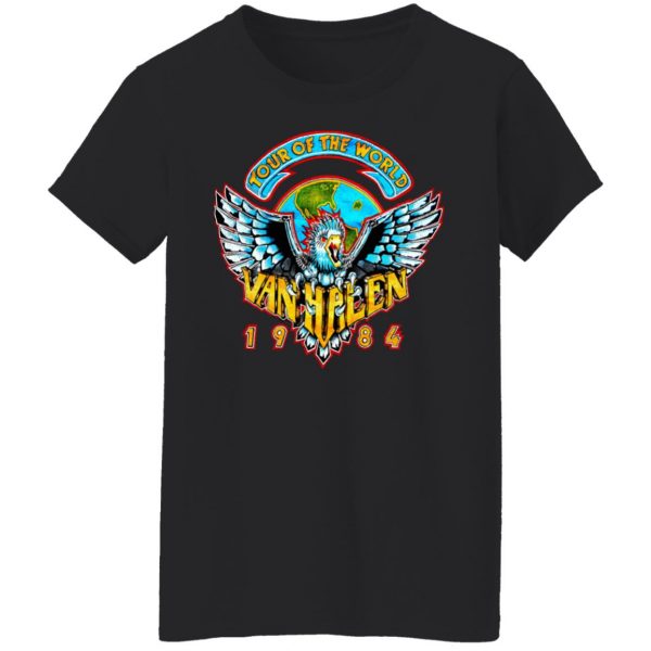 Van Halen 1984 Tour Of The World T-Shirts, Hoodies, Sweater 3