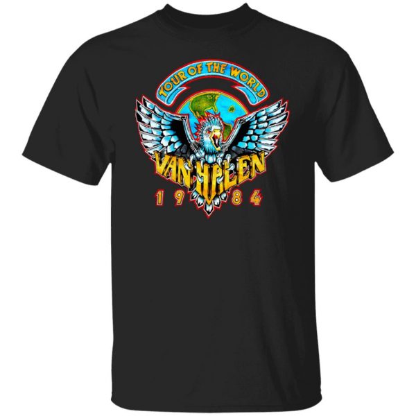 Van Halen 1984 Tour Of The World T-Shirts, Hoodies, Sweater 1