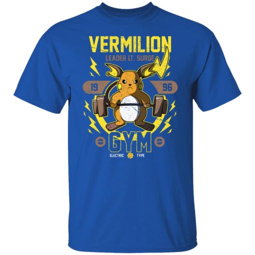 Vermilion Gym Leader Lt Surge 1996 Gym T-Shirts, Hoodies, Sweater 4