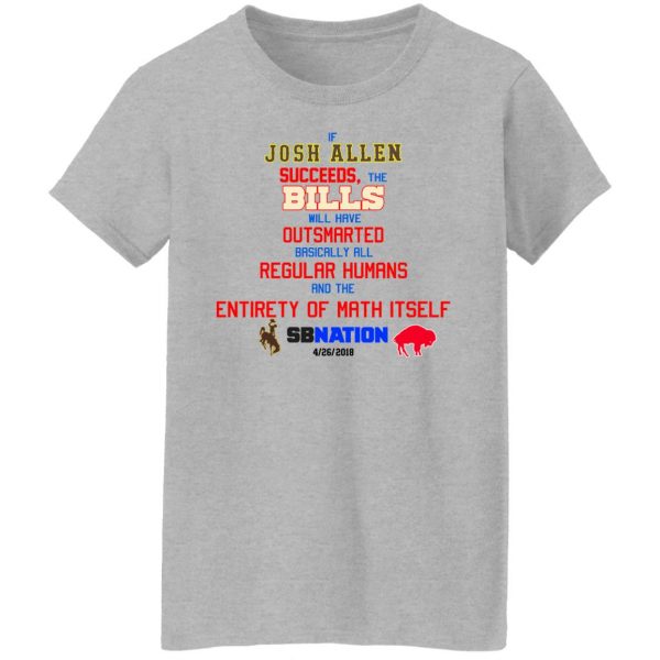 If Josh Allen Succeeds The Bills Will Here Outsmarted Basically All Regular Humans And The Entirety Of Math Itself Nation T-Shirts, Hoodies, Sweater 6