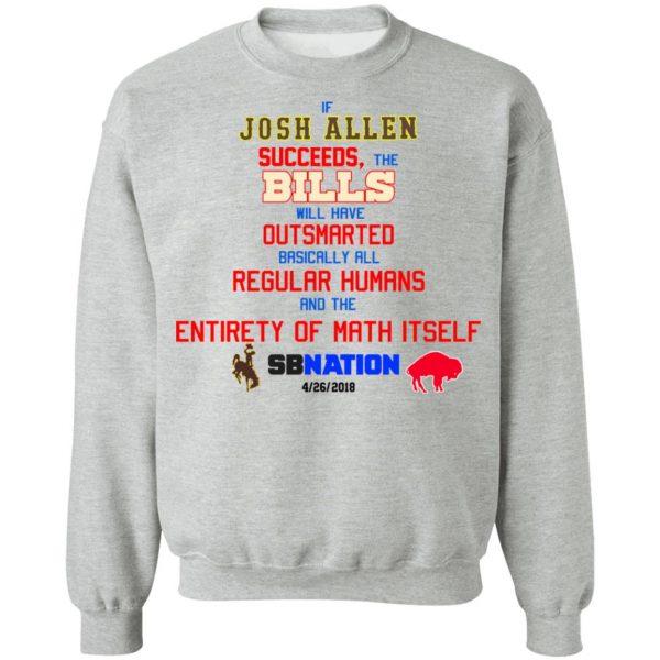 If Josh Allen Succeeds The Bills Will Here Outsmarted Basically All Regular Humans And The Entirety Of Math Itself Nation T-Shirts, Hoodies, Sweater 10