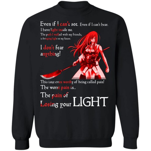 Fairy Tail Erza Scarlet Kimono Even If I Can’t See Even If I Can’t Bear T-Shirts, Hoodies, Sweater Apparel 13