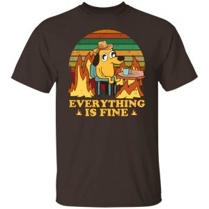 Everything Is Fine Dog Internet Meme Burning San Francisco T-Shirts, Hoodies, Sweater 19