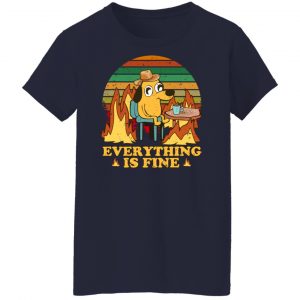 Everything Is Fine Dog Internet Meme Burning San Francisco T-Shirts, Hoodies, Sweater 23