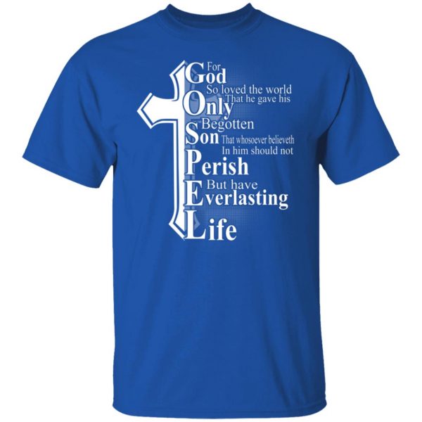 For God So Loved The World That He Gave T-Shirts, Hoodies, Sweater Apparel 12