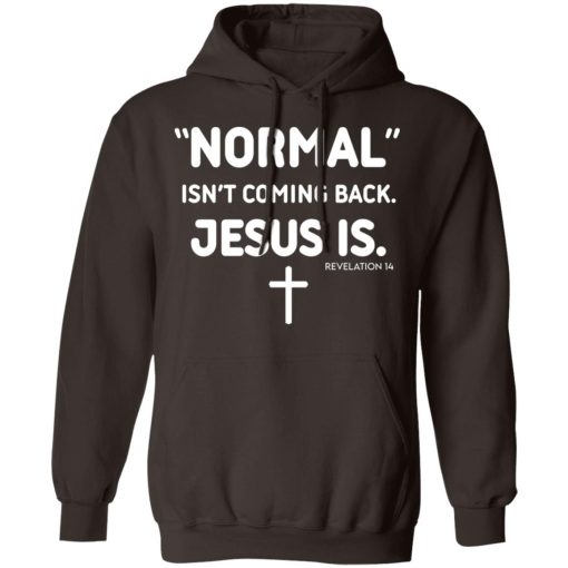 Normal Isn't Coming Back Jesus Is Revelation 14 T-Shirts, Hoodies, Sweater 3